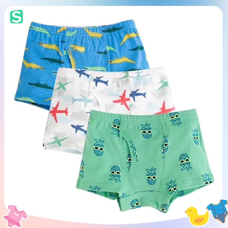 Set 3 chip đùi cho bé trai 3-10T