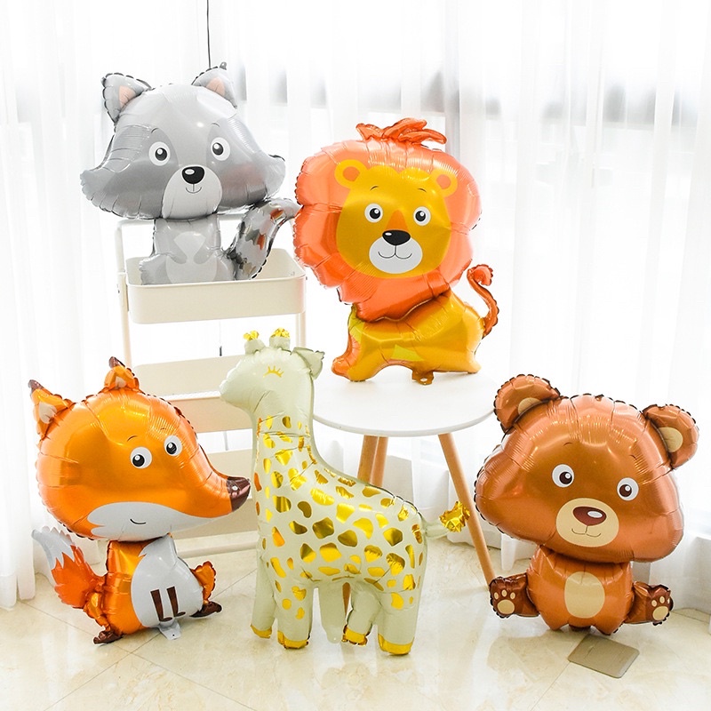 Bóng trang trí con thú và rạp thú size đại sinh nhật Baby bee