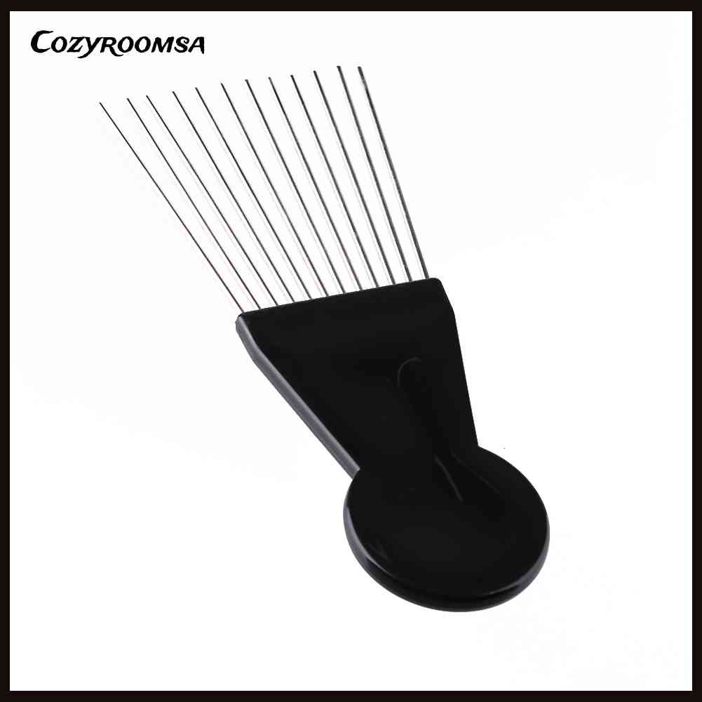 Lược Chải Tóc Răng Thưa Bằng Kim Loại Chuyên Dụng Cho Salon