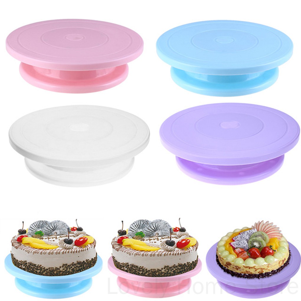 Đĩa Xoay Hỗ Trợ Trang Trí Bánh Tiện Dụng