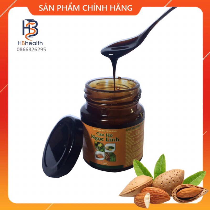 Cao ho thảo dược tự nhiên Ngọc Linh giảm ho nhanh an toàn và hiệu quả- cao đặc 75ml