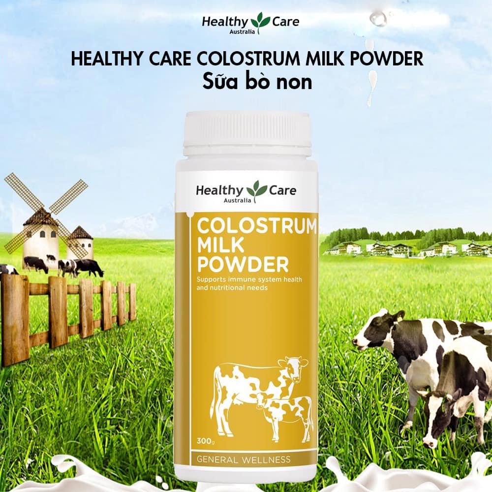 Sữa Non HEALTHY CARE COLOSTRUM MILK POWDER cho người già, người hay ốm vặt