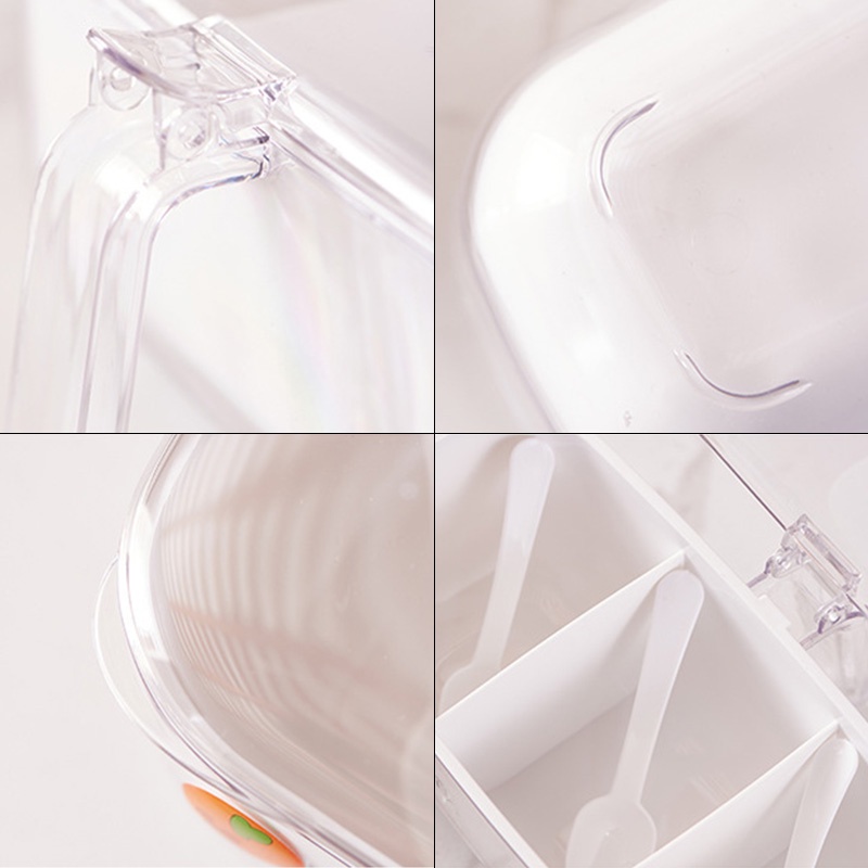 Hộp Đựng Gia Vị Có Nắp Đậy Tiện Dụng Cho Nhà Bếp