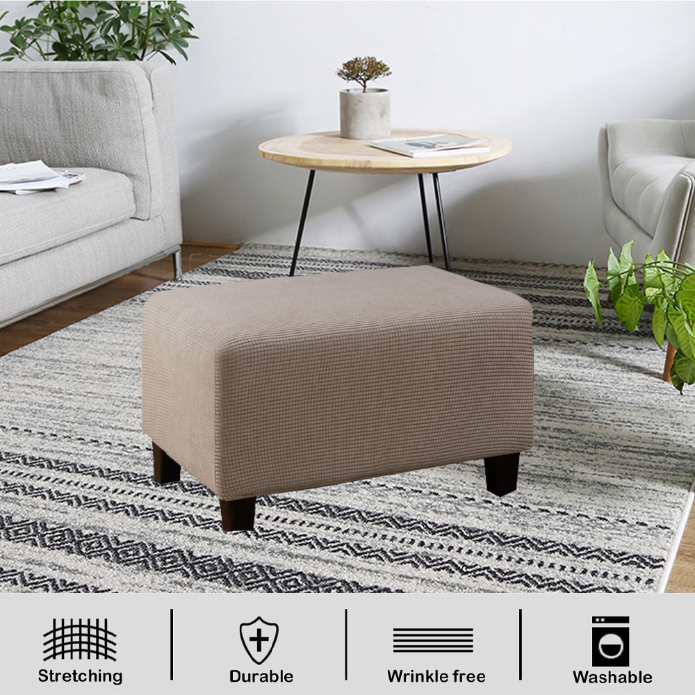 Vỏ bọc ghế sofa hình chữ nhật bằng vải lông cừu co giãn in họa tiết dễ thương trang trí phòng khách