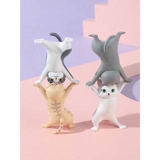 Bộ mô hình mèo đỡ bút Gacha