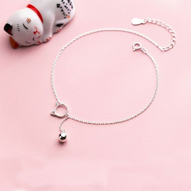 lắc chân bạc nữ, Lắc chân mèo rỗng treo chuông