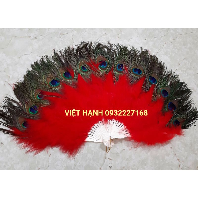 Quạt lông công Hầu Đồng , biểu diễn .