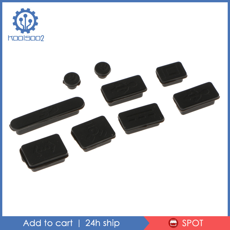 Nút Bịt Chống Bụi Cho Lỗ Cắm Tai Nghe / Máy Tính / Laptop Bằng Silicone Koolsoo2