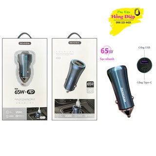 Tẩu sạc nhanh 65w sendem d10