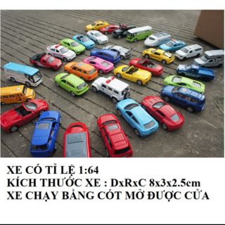 Bộ 5 chiếc xe ô tô cảnh sát đồ chơi