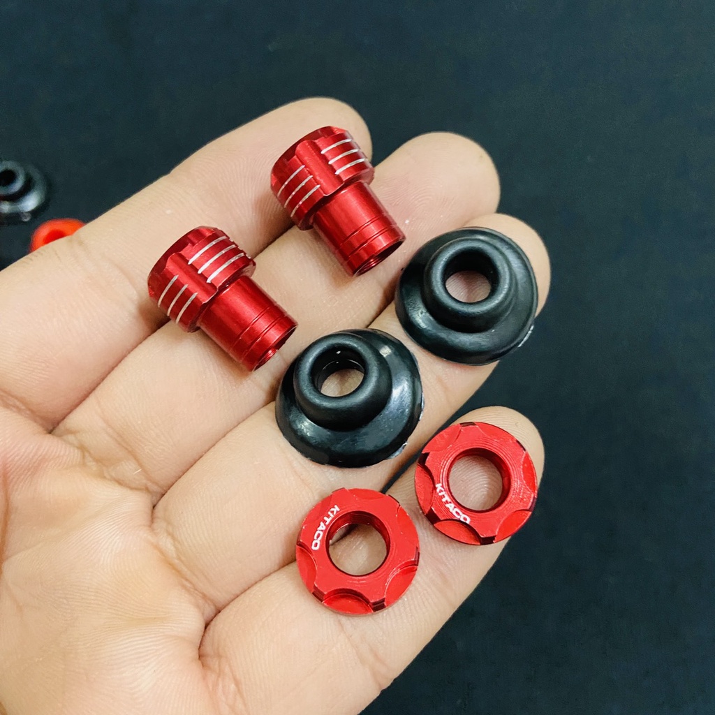 COMBO VAN VÒI KITACO VÀ TÁN VAN VÒI KÈM CAO SU SIỆU ĐẸP CHO MỌI LOẠI XE- MÀU ĐEN