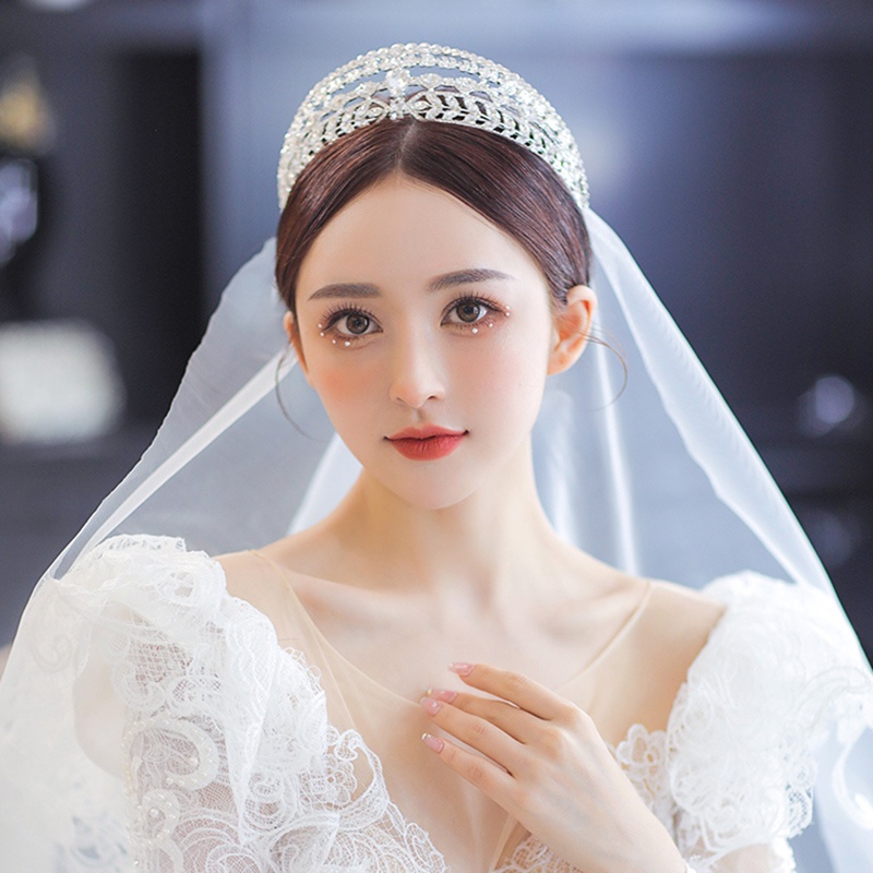 Vương Miện Đính Đá Thời Trang Dành Cho Cô Dâu