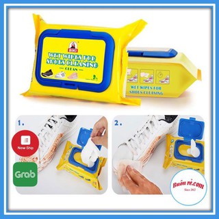 KHĂN GIẤY LAU GIÀY TIỆN DỤNG 30 mieng