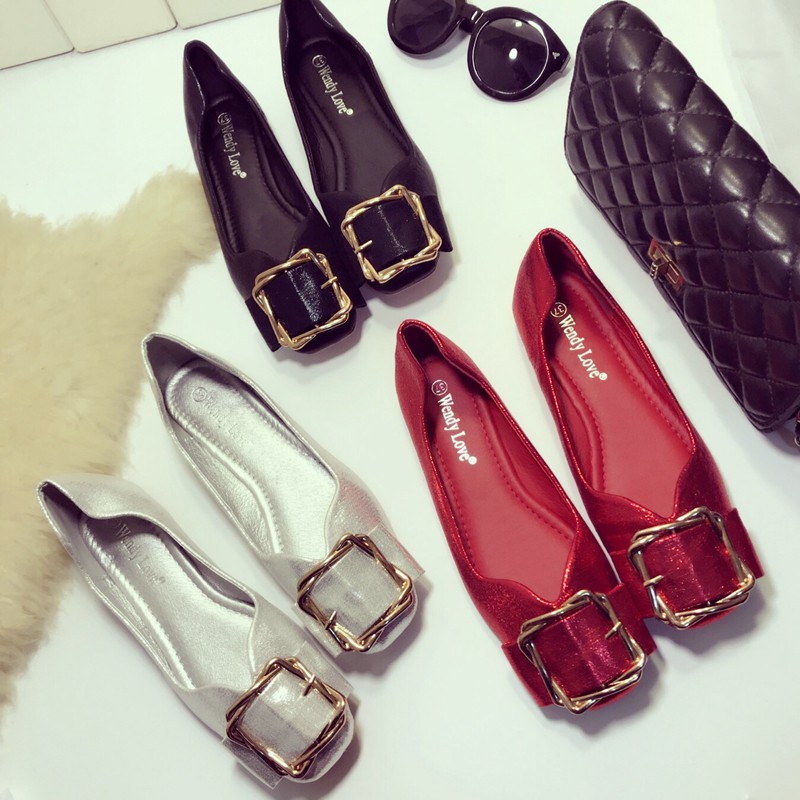 Giày Búp Bê Đế Mềm Mũi Vuông Thời Trang Cho Nữ | BigBuy360 - bigbuy360.vn