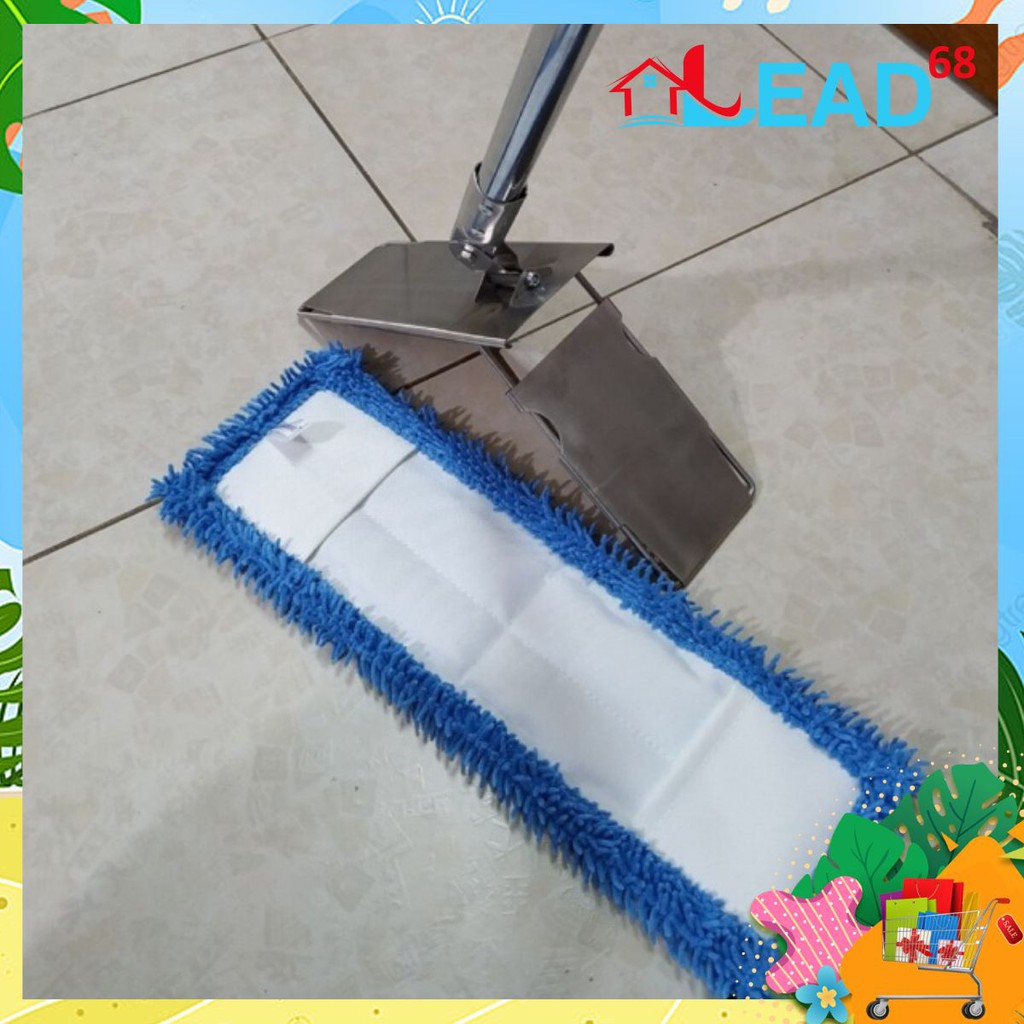 Chổi lau nhà công nghiệp 45cm cán rút homeinno ⭐