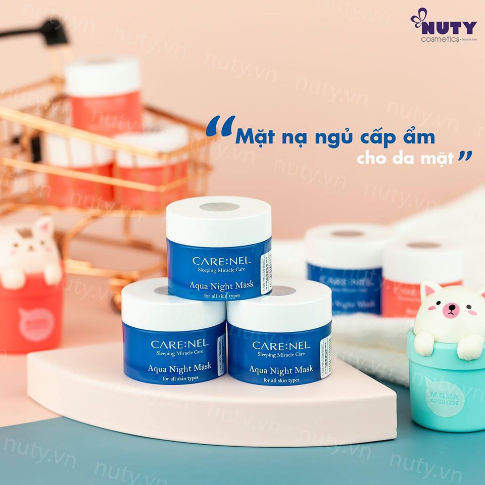 [MẪU MỚI] Mặt Nạ Ngủ Cấp Nước Care:nel Aqua Water Sleeping Mask (15ml)