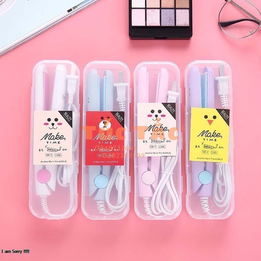 máy ép tóc, máy duỗi tóc mini có thể bỏ vào túi xách - Chợ Túc Tắc - bán cả thế giới
