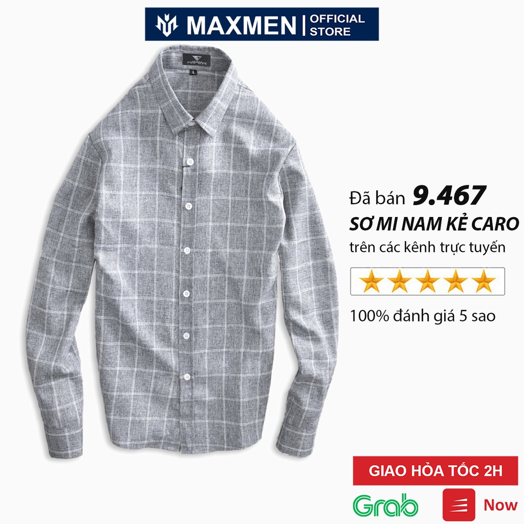 Sơ mi nam kẻ sọc đũi caro cao cấp phối họa tiết thời trang Hàn Quốc form slimfit ôm dáng mặc công sở đẹp chất vải đũi K