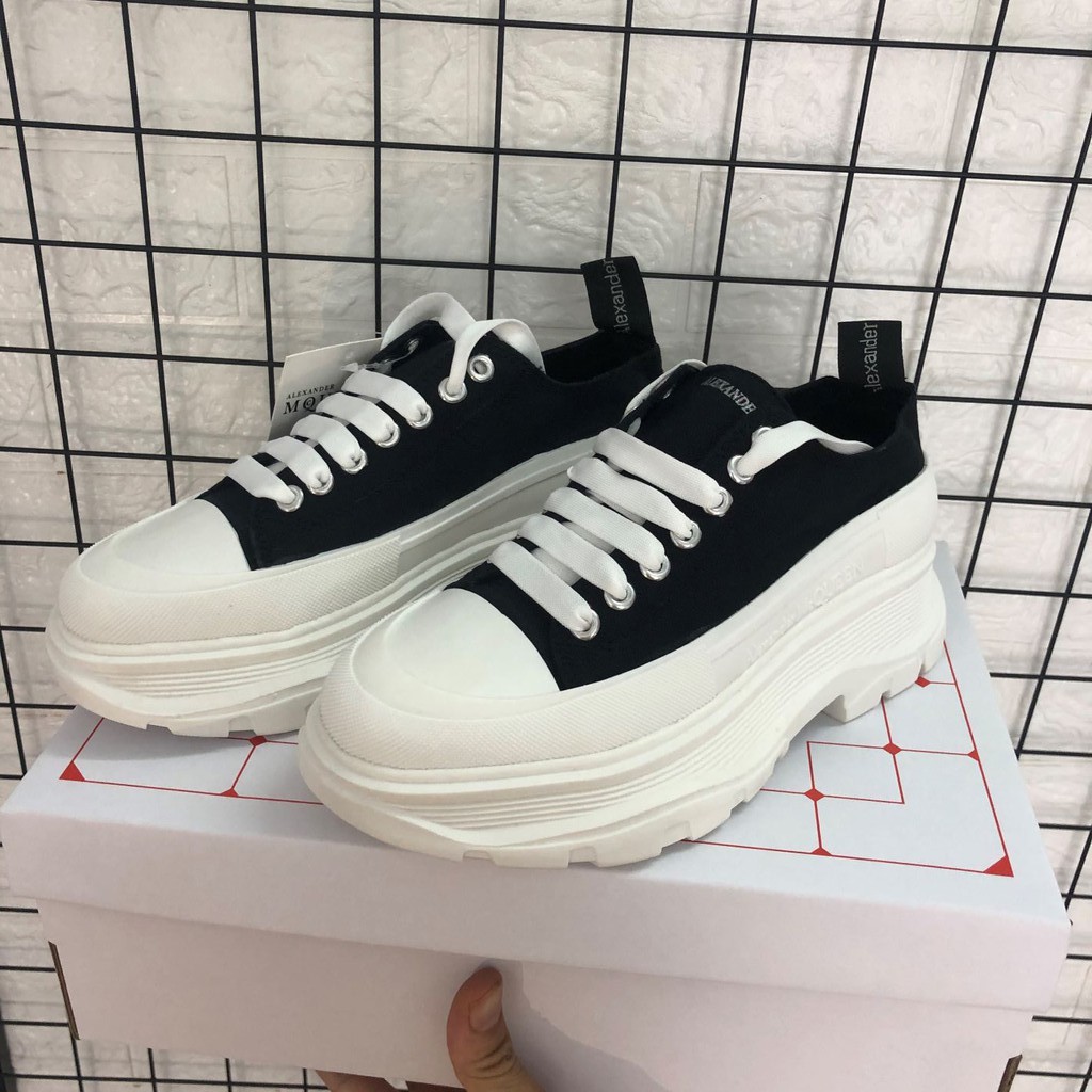 Giày mc queen gót cao❤️full bill + box❤️ phiên bản mới 2020_Mcqueen độn đế [ảnh thật + video]_Giày đế cao | BigBuy360 - bigbuy360.vn