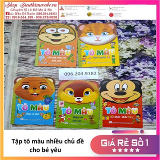Tập tô màu nhiều chủ đề cho bé học hỏi