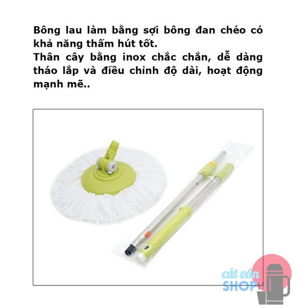 Bộ lau nhà Lock&amp;Lock Walkable MOP-L003