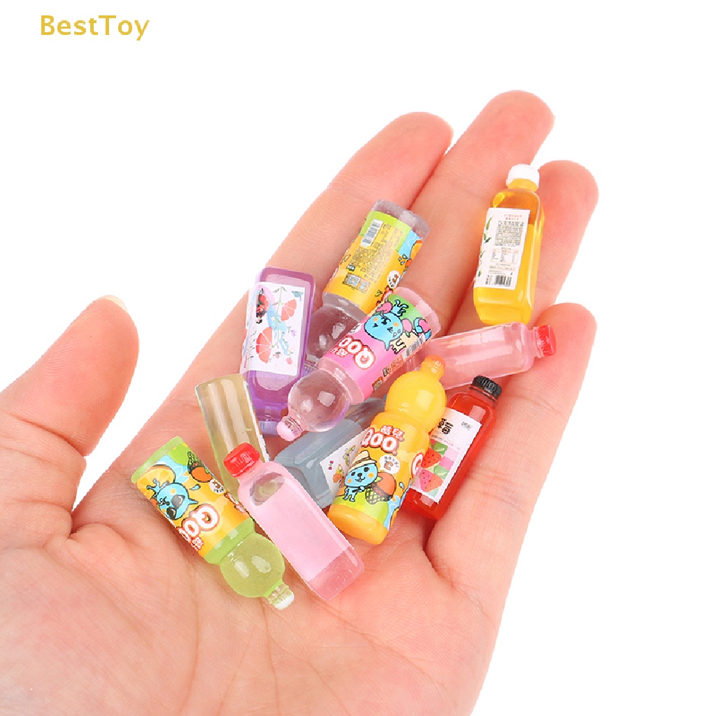 Set 5 Chai Nước Ép 1: 12 Dùng Để Trang Trí Nhà Búp Bê