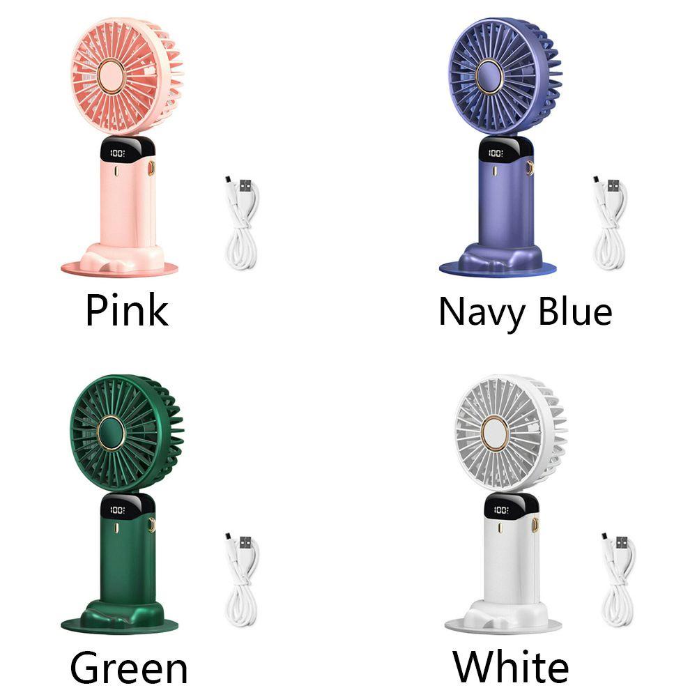 WATTLE Quạt Làm Mát Cầm Tay Màn Hình Kỹ Thuật Số Trang Trí Nhà