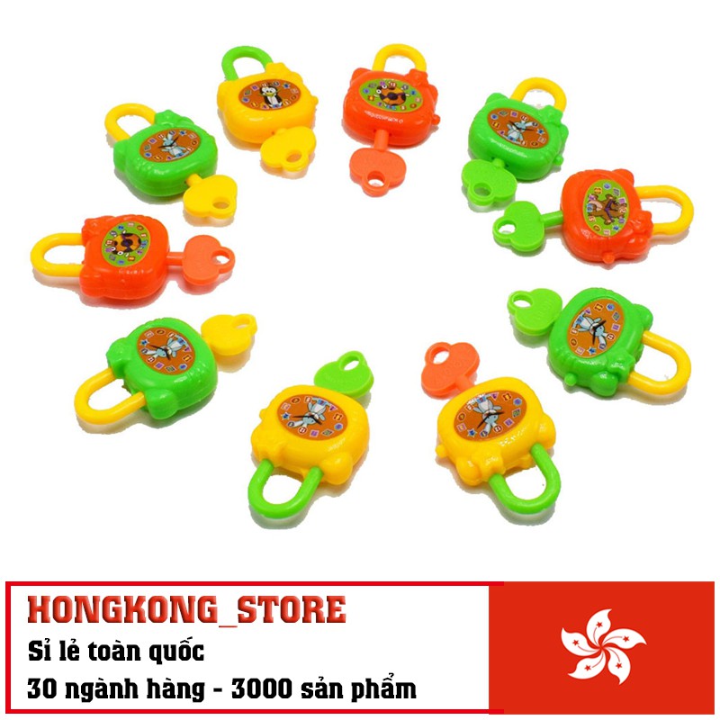 Khóa đồ chơi bằng nhựa độc đáo cho bé - Khóa sổ tay, hộp đựng đồ nghộ nghĩnh
