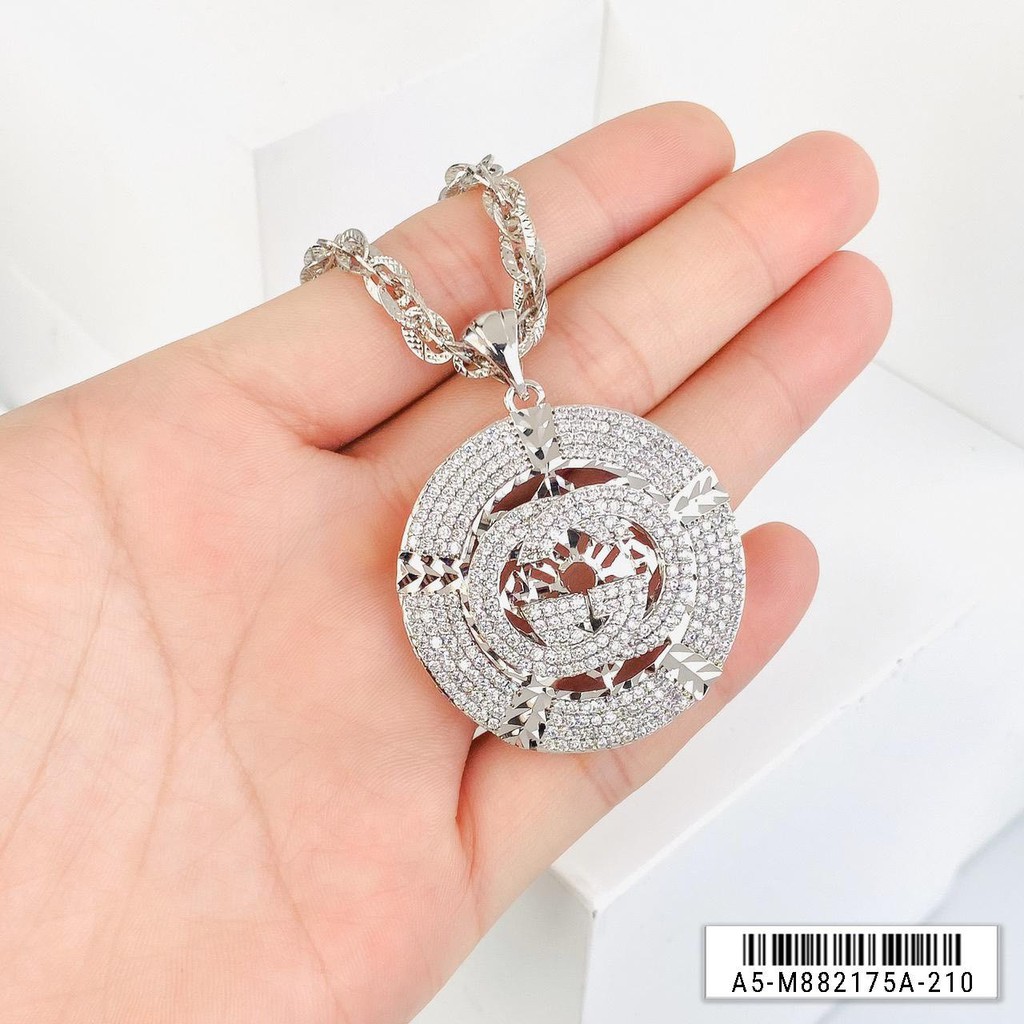 Dây Chuyền Nữ Bạch Kim Chim Công 1511205 ( 01 Dây + 01 Mặt ) - Mang rất sang, đẹp - Không Dị Ứng, Không Phai Màu