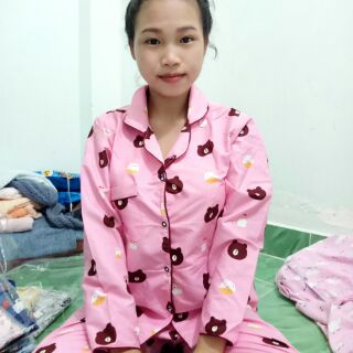 Combo 2bộ pijama dài dài 40-62kg