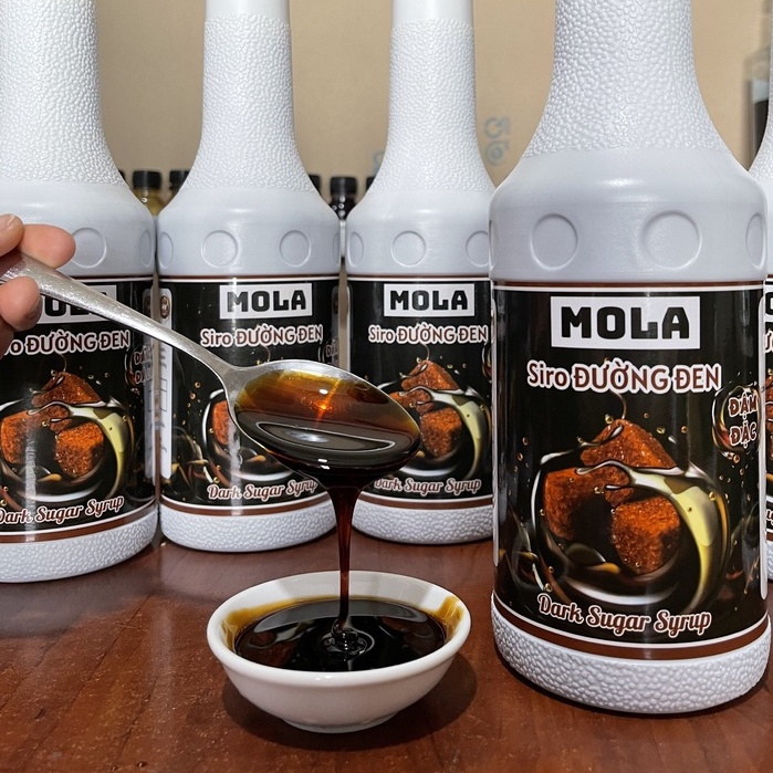 Siro Đường Đen MOLA 1.5 Kg - Pha chế Sữa tươi Trân Châu Đường Đen
