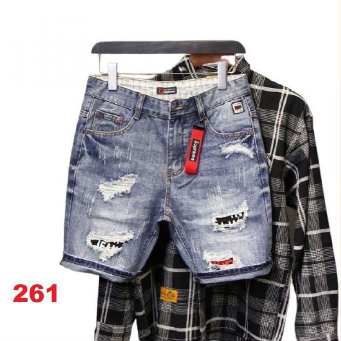 Quần short jean nam Hàn Quốc cao cấp - chất liệu bò co giãn tốt ( Hàng chuẩn shop) Tomy_shop86 ms261, ms262