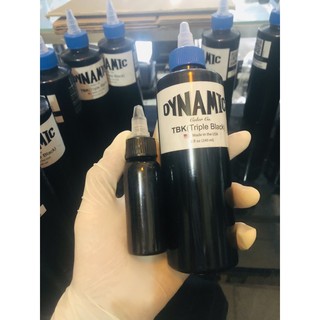 Mực xăm siêu đen Dynamic TBK - chai chiết 1 oz-30ml