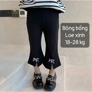 Quần loe thắt nơ cho bé gái