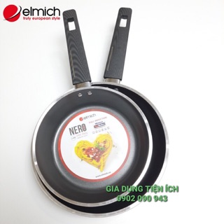 CHẢO TỪ CHỐNG DÍNH ELMICH NERO ELMICH 3771/20CM, ELMICH 3772/24CM, ELMICH 3773/26CM, ELMICH 3774/28CM