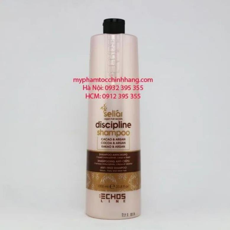 DẦU GỘI VÀ MẶT NẠ ECHOSLINE CACAO + ARGAN 1000ML K0