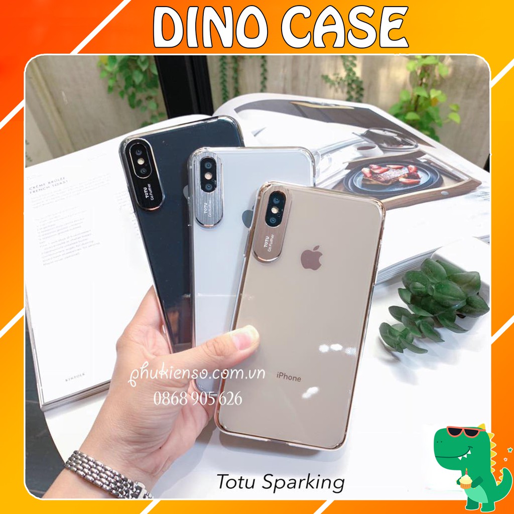 Ốp lưng iphone TOTU IPhone 7/ 7Plus / X nổi viền bảo vệ camera cực tốt ( Hàng chính hãng full box )