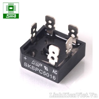 Cầu diode 3 phase 50A 1600V (loại tốt)  SKBPC5016