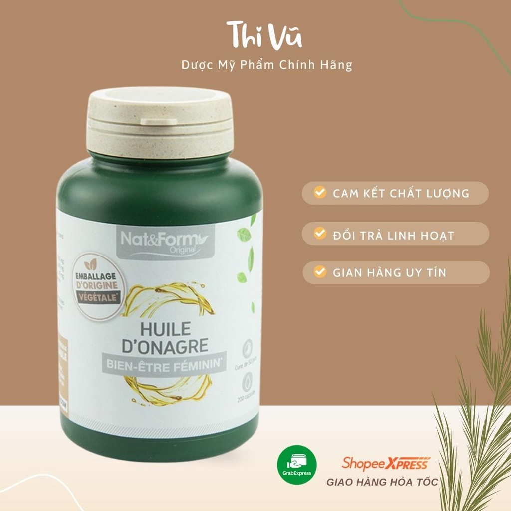 Tinh dầu hoa anh thảo Nat & Form Original Hulie D’onagre Pháp - Thi Vũ