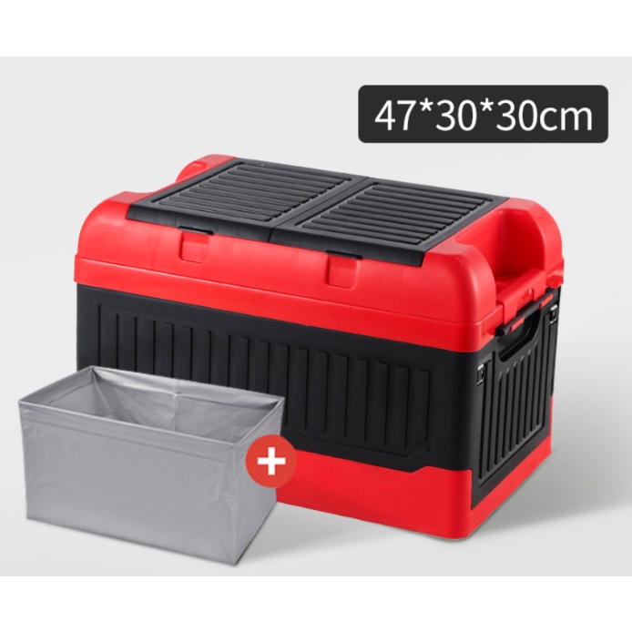 Thùng đựng đồ ô tô xe hơi - thùng đựng đồ gấp gọn đa năng 45 lít siêu dày