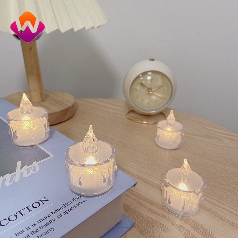 Đèn LED xài pin hình ngọn nến dùng pin, nến điện tử mini - HSU