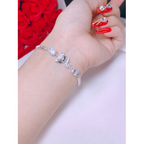 Lắc Tay Bạc Ta Cho Nữ CaoBac Jewellery Hồ Ly Kim Tiền Tài Lộc May Mắn | BigBuy360 - bigbuy360.vn