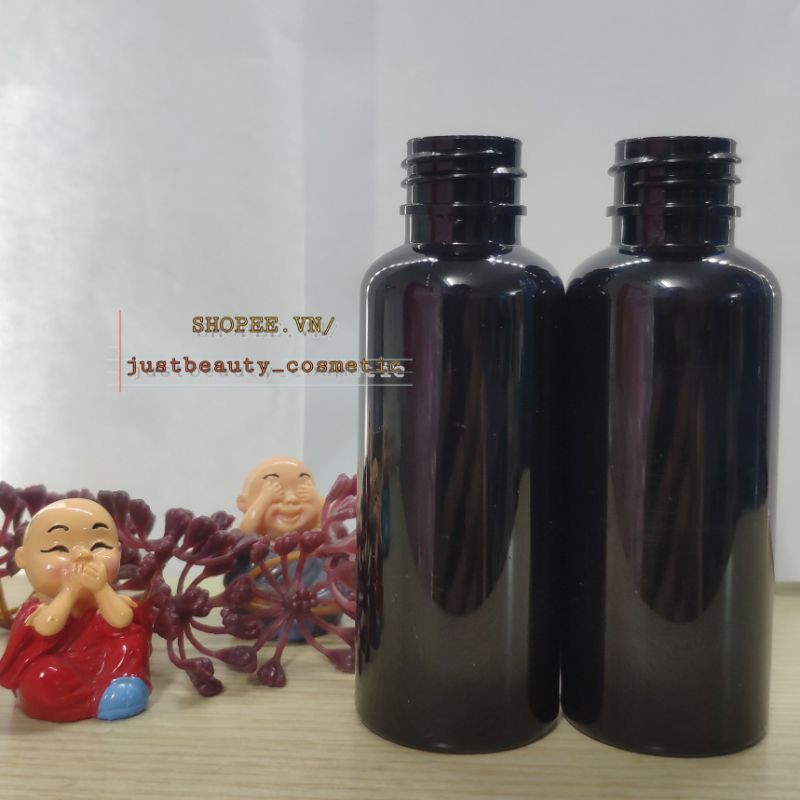 100 CHAI CHIẾT MỸ PHẨM 50ml có vòi nhấn xịt 🍀 VỎ CHAI PET giá sỉ 🍀 LỌ NHỰA TRONG SUỐT NÂU XANH HỒNG ĐEN XANH LÁ