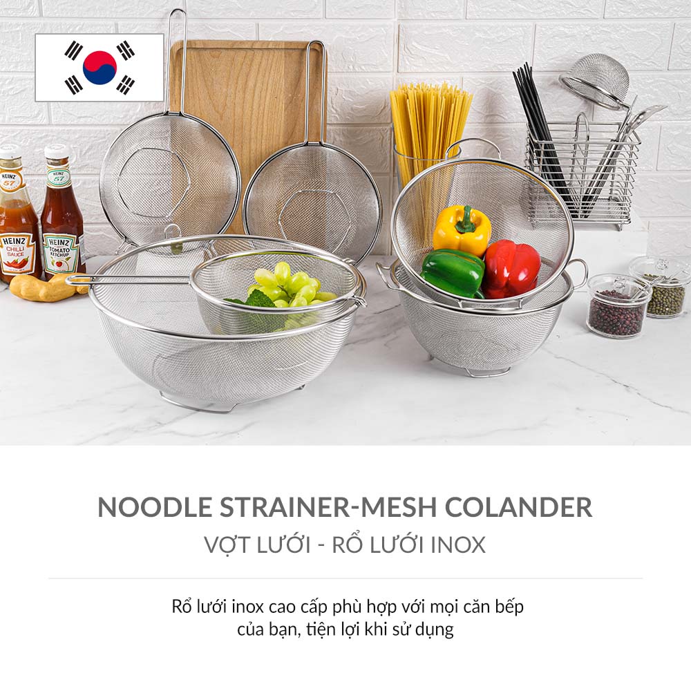 Rổ lưới có quai, rổ lưới inox, rổ lưới có quai và không có quai