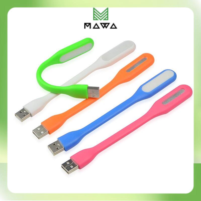 Đèn Led Mini USB siêu sáng, vỏ nhựa dẻo, phụ kiện cắm cổng USB sạc dự phòng, laptop - Màu Ngẫu Nhiên