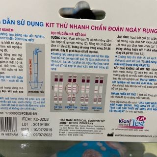 Que thử trứng Kichi Test (hộp 7 que)