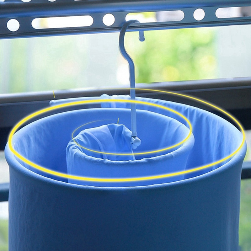 Móc treo phơi khô vỏ bọc chăn/rèm cửa hình xoắn tiện dụng