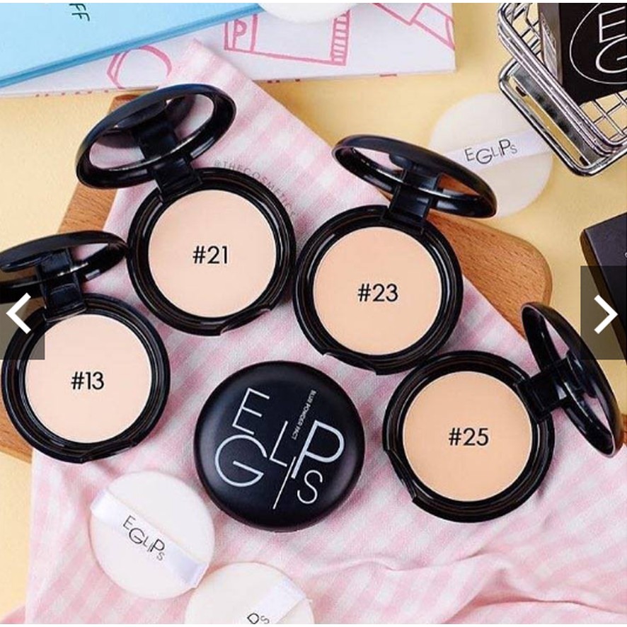 Eglips - Phấn Phủ Siêu Mịn Eglips Dành Cho Da Sáng và Tự Nhiên Blur Powder Pact 9g