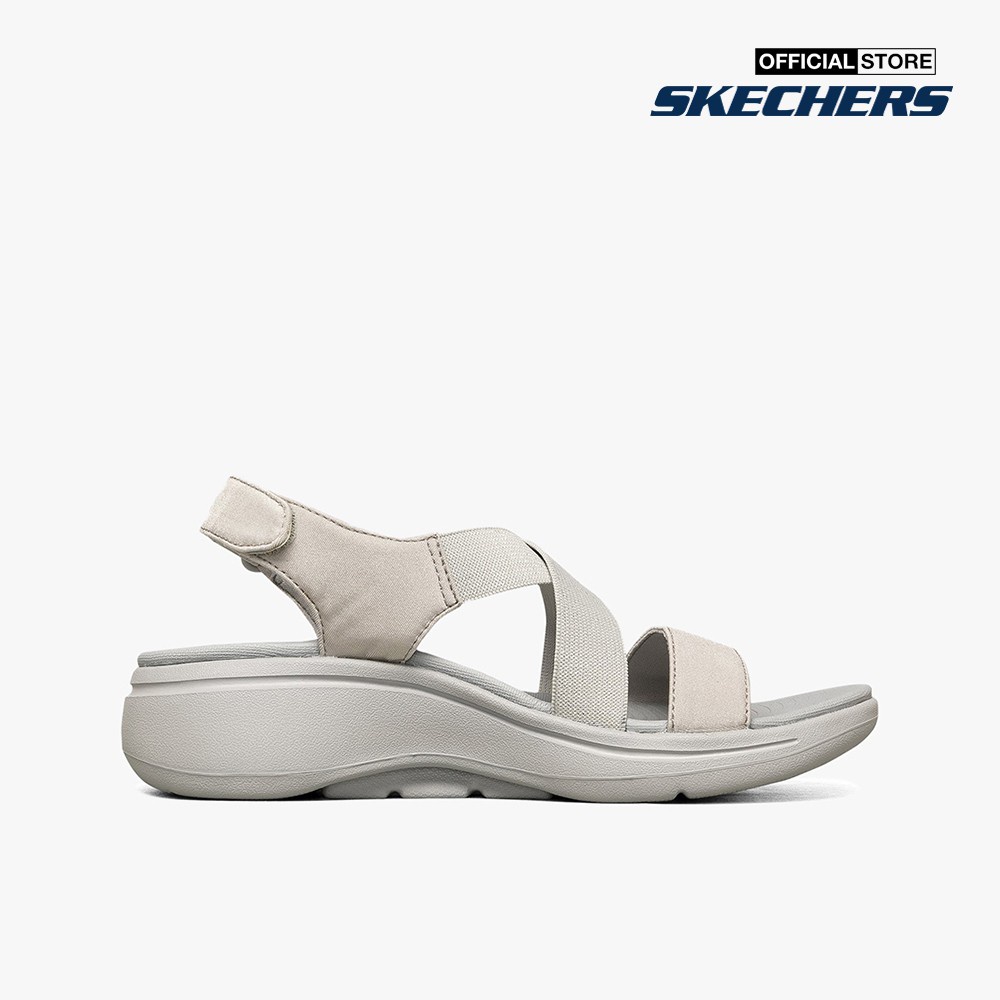 SKECHERS - Giày sandal nữ quai chéo GOwalk Arch Fit Astonish 140226-GRY