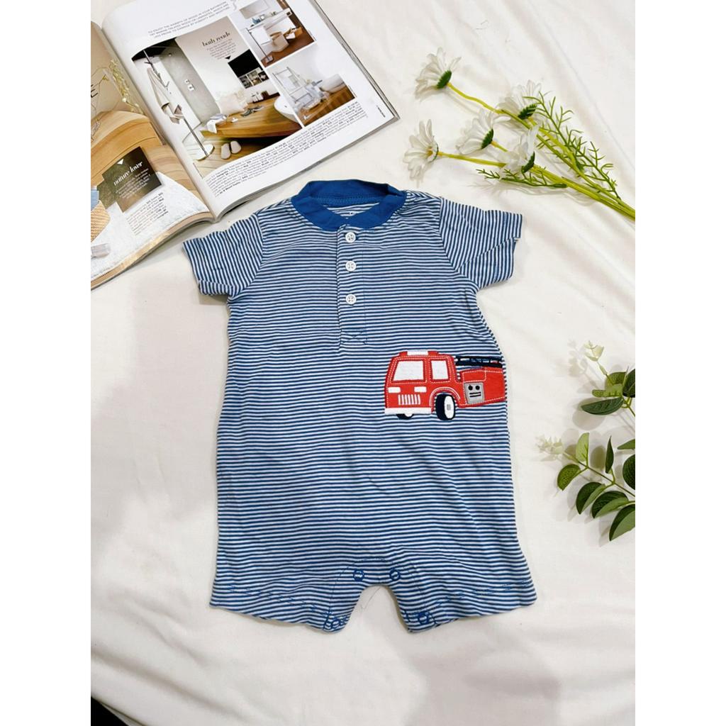 (Chọn màu-6M) Body đùi xuất dư cho bé trai- Chất cotton thấm mồ hôi
